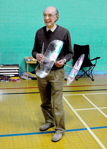 Reg Boor with F1D Reg Boor with F1D