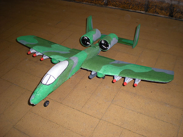 Rob Wardale's A10 made from wallfoam Rob Wardale's A10 made from wallfoam