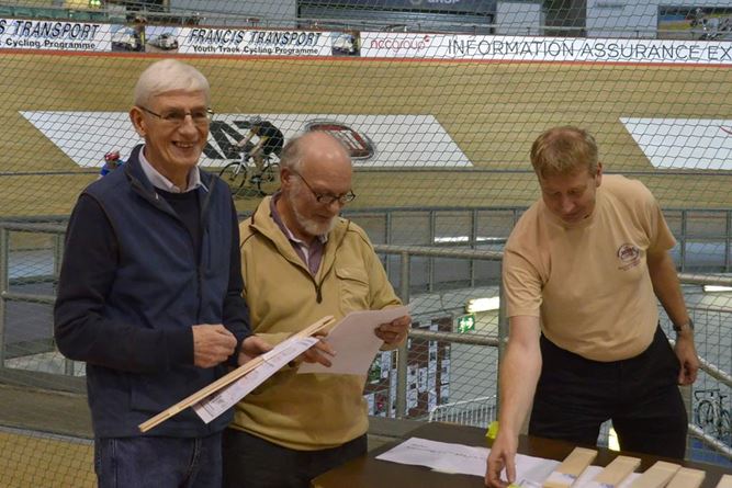 Tom Tomlinson with Mike Colling and Dave Whitehouse Tom Tomlinson with Mike Colling and Dave Whitehouse